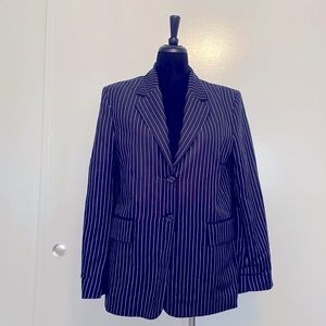 & Other Stories Relaxed Fit Pinstripe Blazer size 6